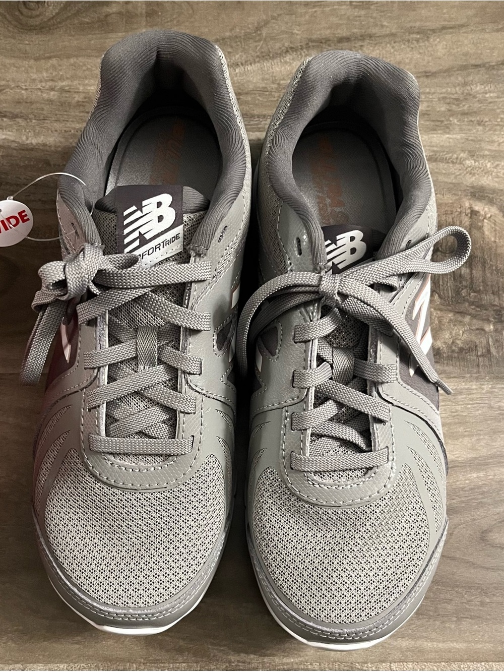 NEW BALANCE Gray Athletic Sneakers - 8.5 Wide - Women's 10085